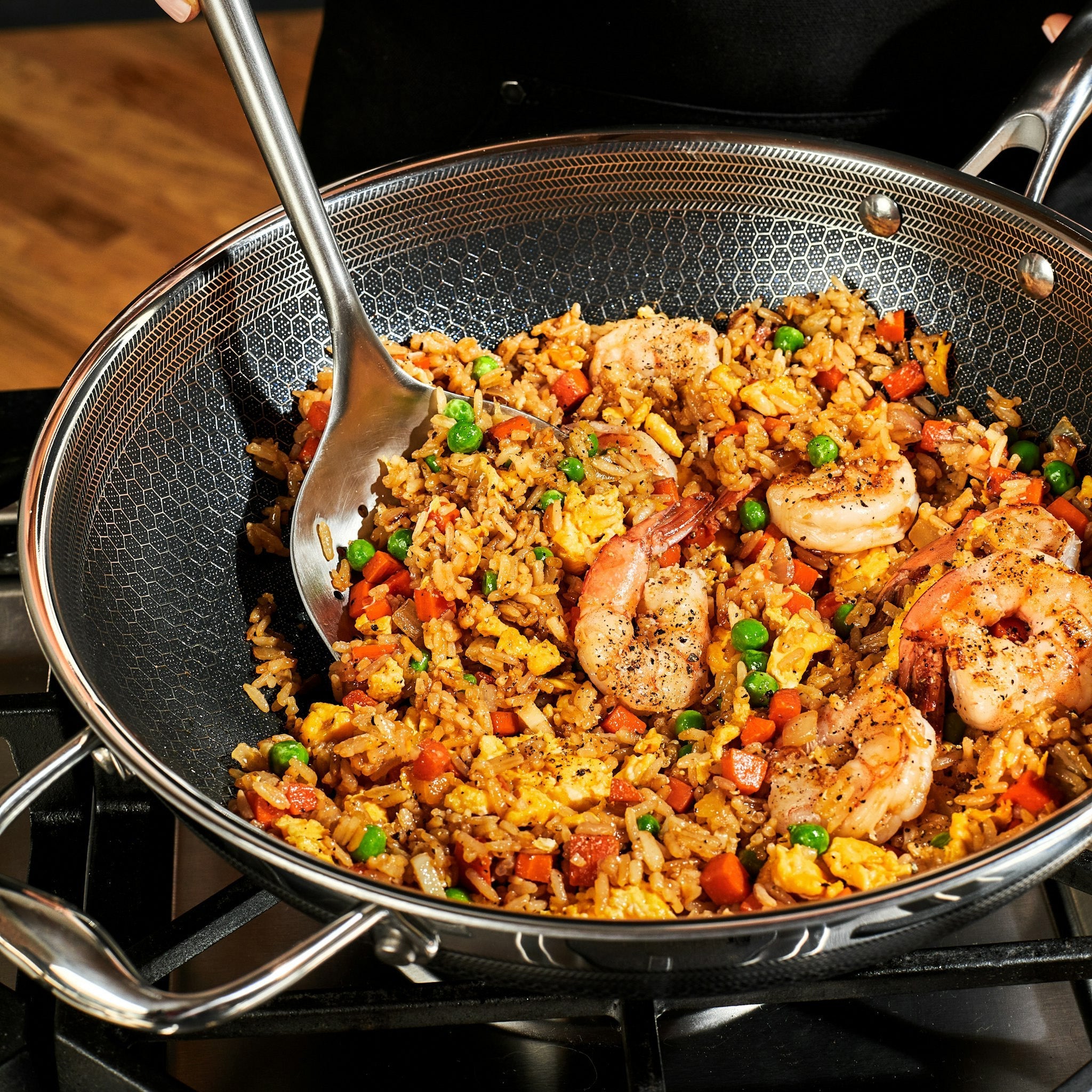 Hybrid Wok with Lid, 12"