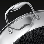 Hybrid Deep Sauté Pan with Lid, 3.3-Qt