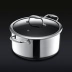 Hybrid Stock Pot With Lid, 8-Qt