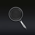 Hybrid Fry Pan with Lid, 8"