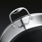 Hybrid Deep Sauté Pan/Chicken Fryer with Lid, 7-Qt